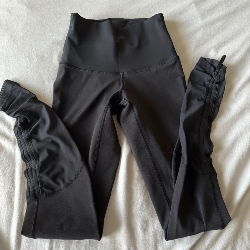 Lululemon Wunder Under Mesh Leggings